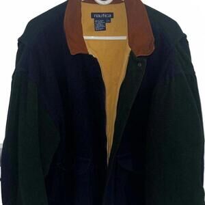 Nautica Colorblock Jacket - Vintage Style Warmth